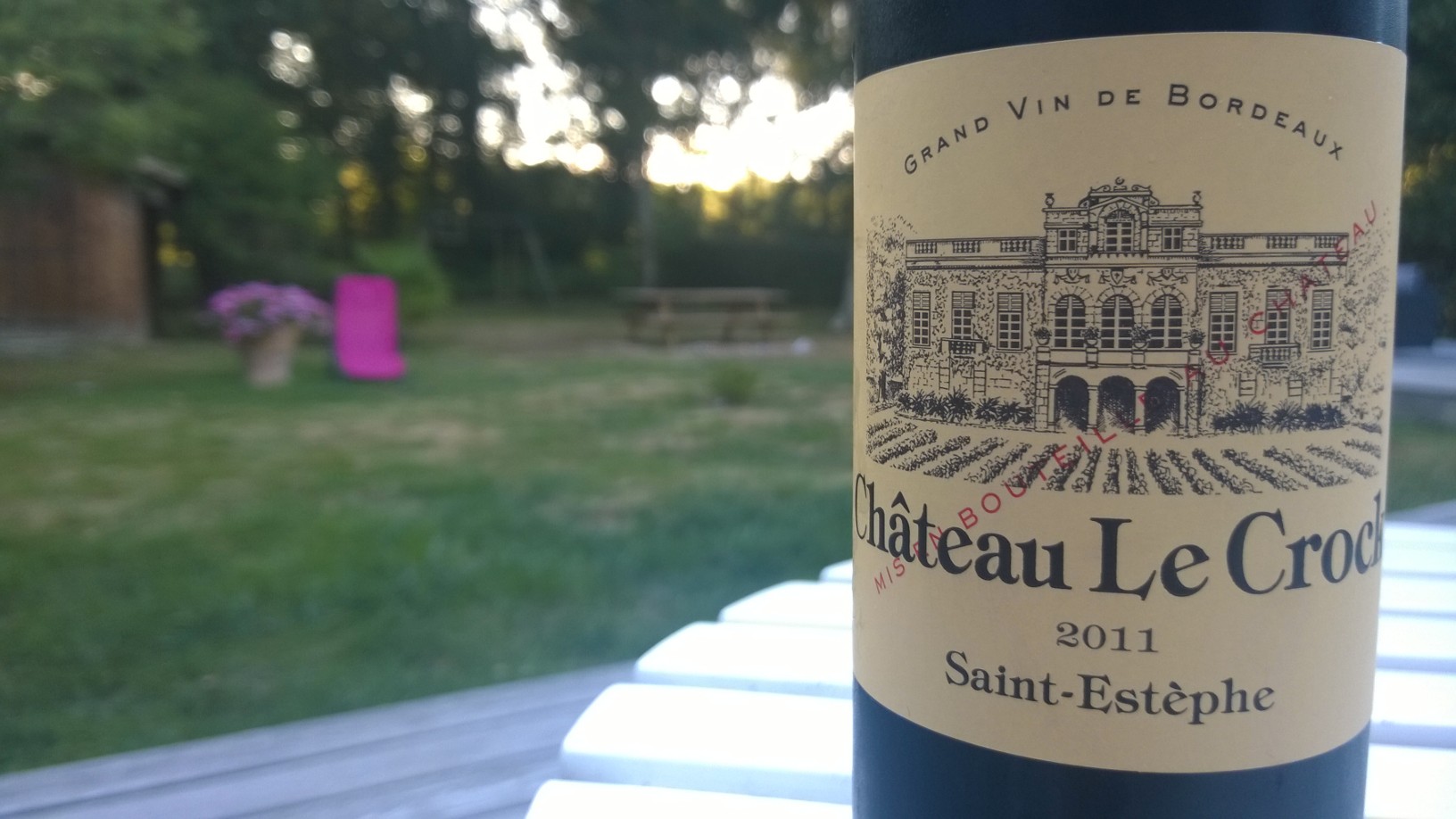 Cháteau Le Crock, Saint Estèphe, 2011 – Wine and Food