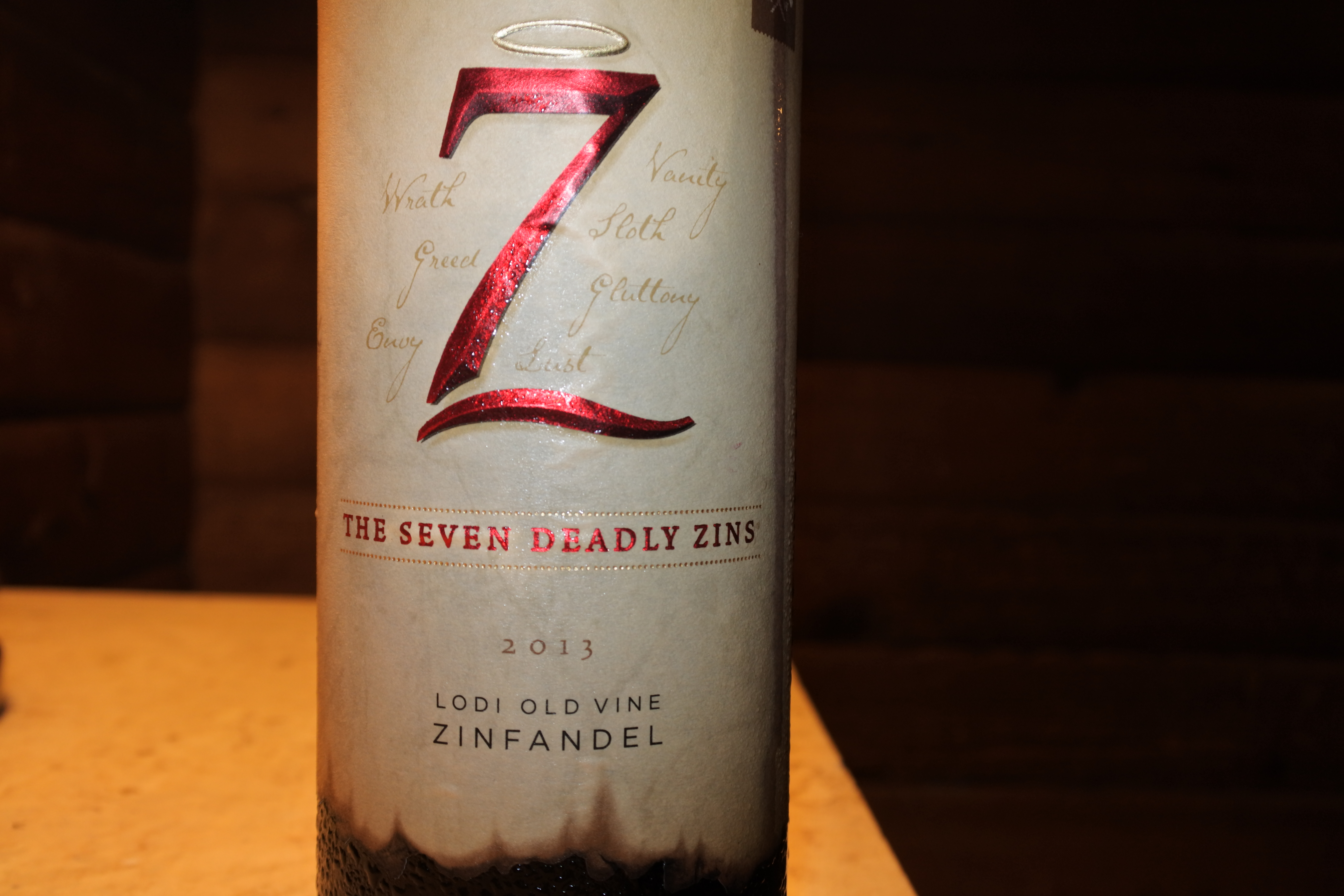 The Seven Deadly Zins, 2013, Lodi Old Vine, Zinfandel – Wine and Food